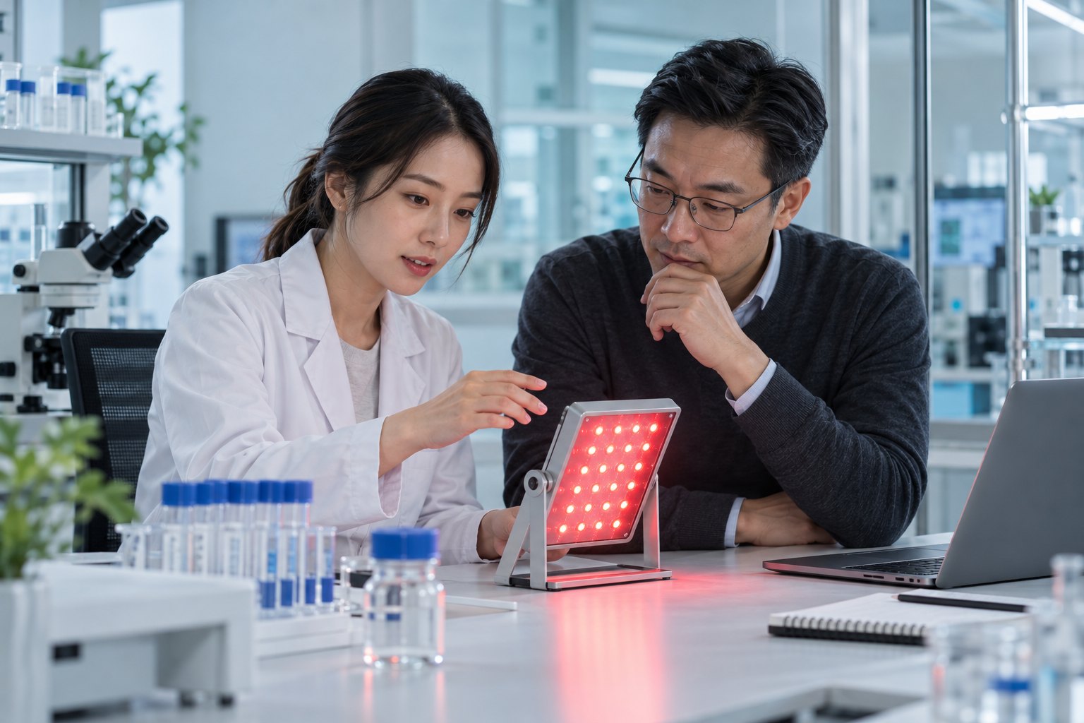 亞洲研究人員討論光照科技