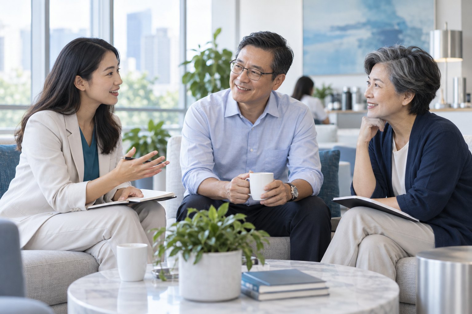 亞洲不同專業人士交流